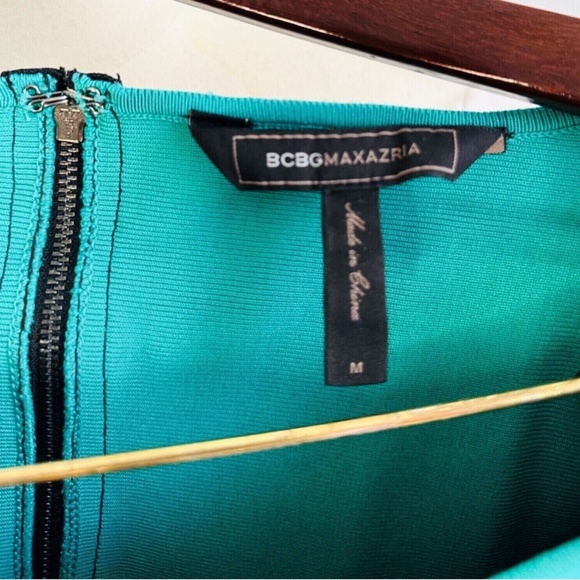 BCBGMaxAzria Women Sz M Color block Party/Wedding Guest/Cocktai Dress Multicolor - Picture 5 of 7